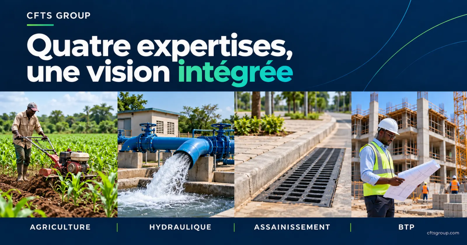 Agriculture, hydraulique, assainissement et BTP : quatre leviers complémentaires du développement en Afrique de l’Ouest